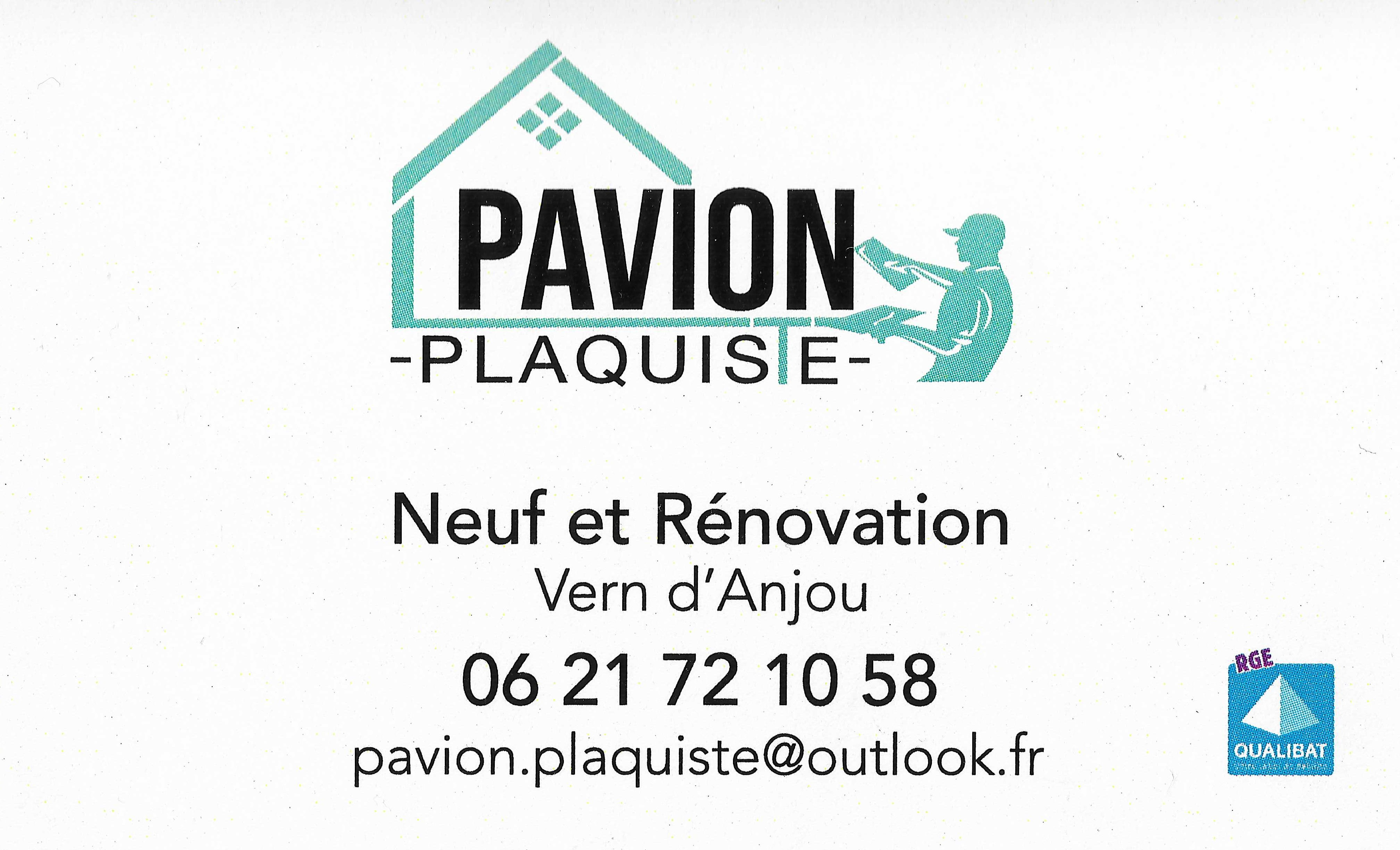 Carte visite pavion