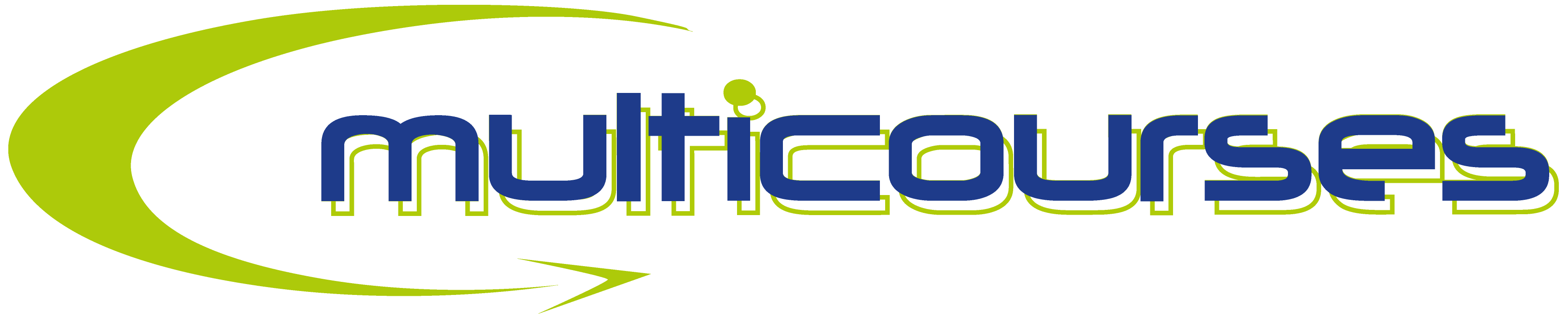 Logo multicourses avec contour