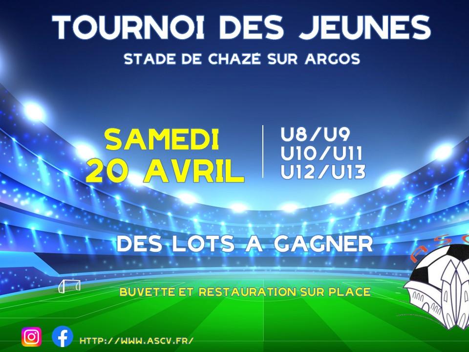 Tournoi foot jeunes 2024